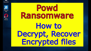 Powd virus (ransomware). How to decrypt .Powd files. Powd File Recovery Guide.