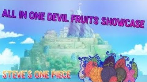 ALL DEVIL FRUITS SHOWCASE | STEVE´S ONE PIECE | ROBLOX
