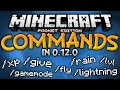 COMMANDS in 0.12.0 Commands Mod for MCPE Minecraft PE Pocket Edition