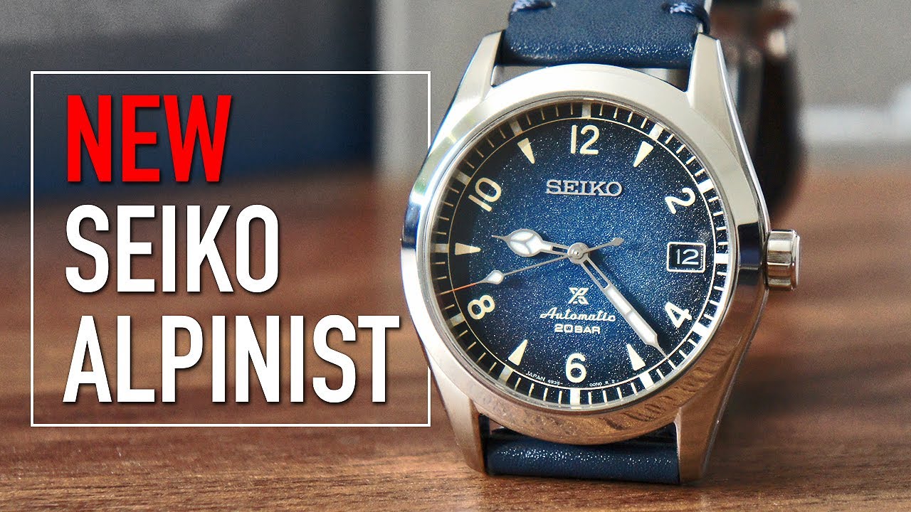 NEW SEIKO Baby ALPINIST 2020 38mm | Unboxing and First Impressions - YouTube