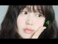 (eng/jpn)초여름 뽀송 맑음 꾸안꾸 메이크업 . . ☁️ + vlog 쪼금ㅣEarly summer pure makeup