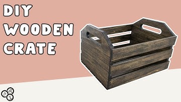 How to Make a Wooden Crate | DIY | Woodworking Project