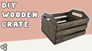 How to Make a Wooden Crate | DIY | Woodworking Project