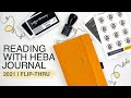 Reading With Heba Traveler's Notebook 2021 | Layouts & Flip Through