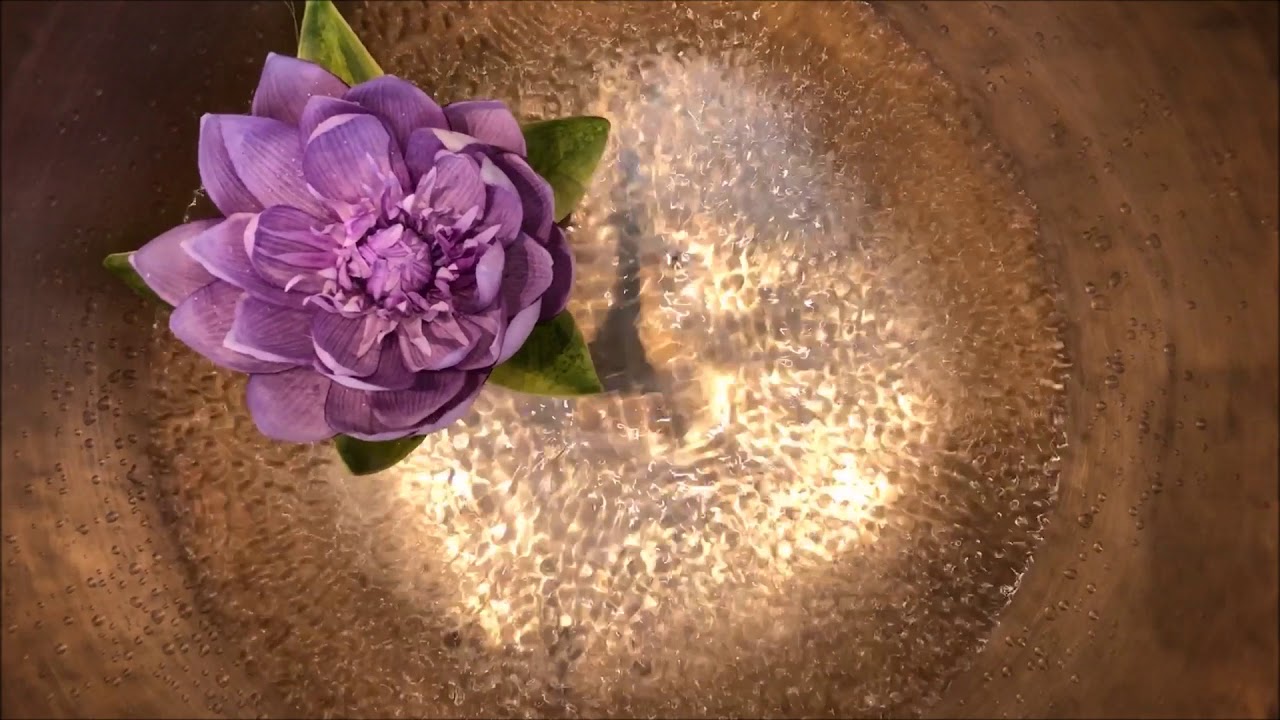 ASMR Klangschalen Lotus Meditation, OM, singing bowls lotus meditation