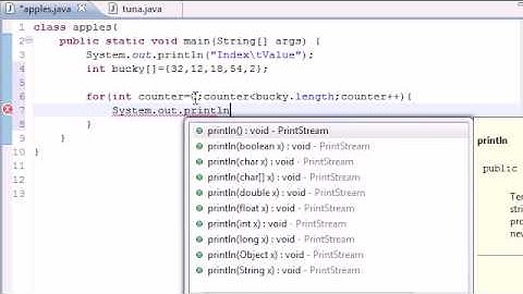 Java Programming Tutorial - 28 - Creating an Array Table