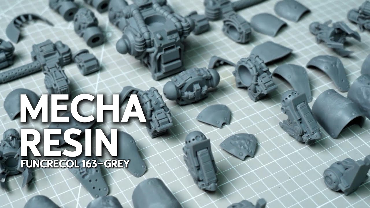 Ultimate Mecha Resin💎 Funcrecol Gray Resin for High-Detail Prints!