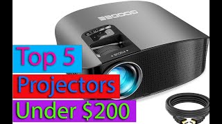 Best Projectors under $200 [TOP 5 PICKS]