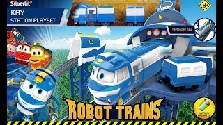 ROBOT TRAINS - KAY : Megaestación Playset : Estación de tren | JUGUETE  SERIE CLAN 2018 - YouTube