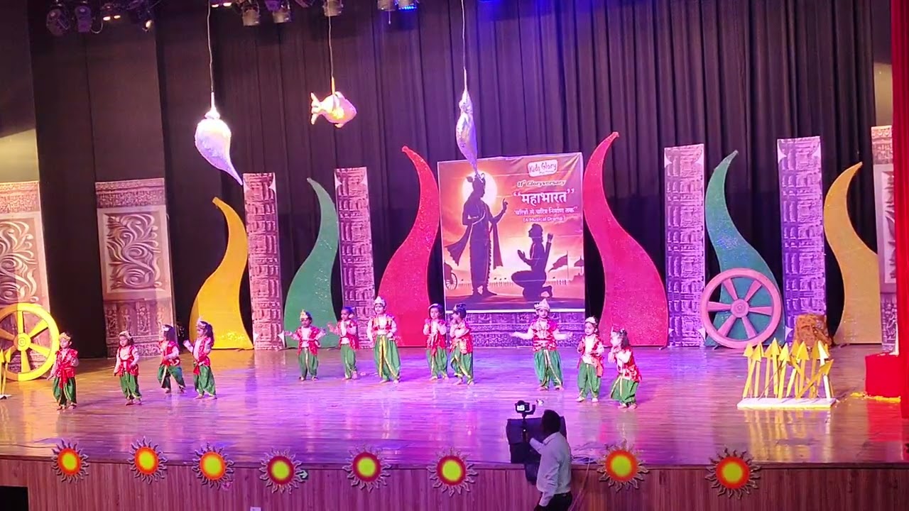 Mahabharat theme...kids glory Play centre school 