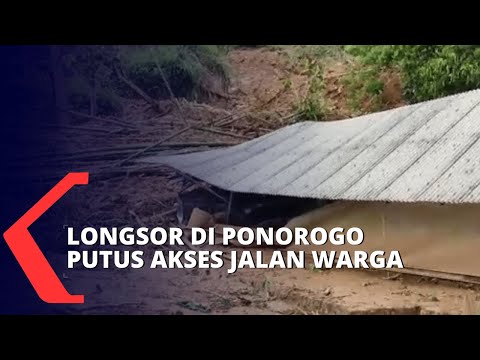 Beberapa Kali Terjadi Longsor Susulan, Tiga Akses Jalan Desa Ponorogo Terputus
