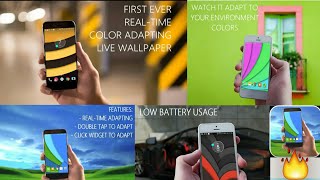 App Review Of Chameleon Color Adapting LWP Live Wallpaper App - live wallpaper for laptop & Android screenshot 2