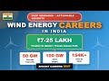 Wind Energy Careers in India 2025 | ₹7-25 LPA | 154K+ Jobs | Complete Guide | Bharat Careers 2047