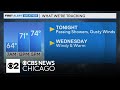 Passing showers, gusty winds in Chicago Tuesday night into Wednesday
