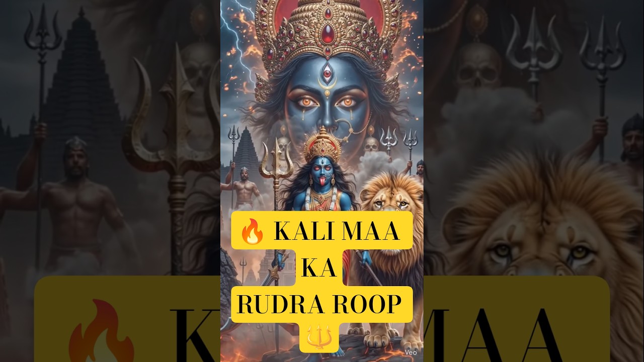 Kali Ma Raudra Roop 🔥 Kali Maa Ka Rudra Roop 🔱 Mahakaal Tandav | Powerful Bhakti Status ...