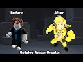 How to make a avatar EASY in Roblox Catalog Avatar Creator 