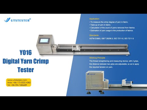 Y016 Digital Yarn Crimp Tester