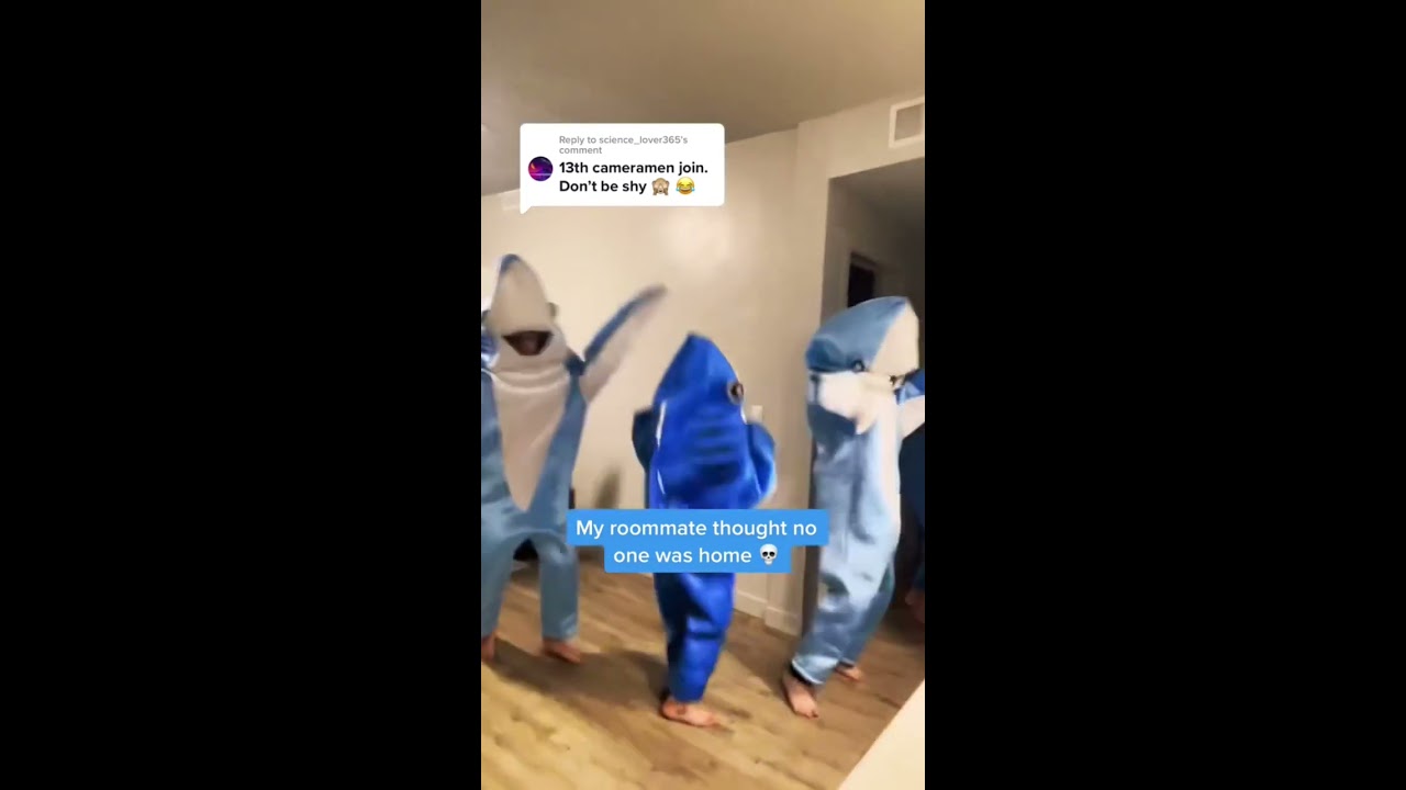 13th Cameraman Joins DancingSharks LeftShark KatyPerry CaliforniaGurls SharkGuy DancingShark
