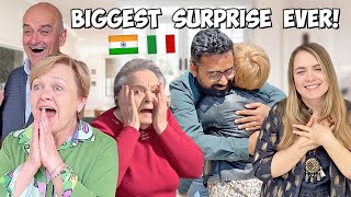 Surprising My Italian Family with My Indian Husband *Emotional*