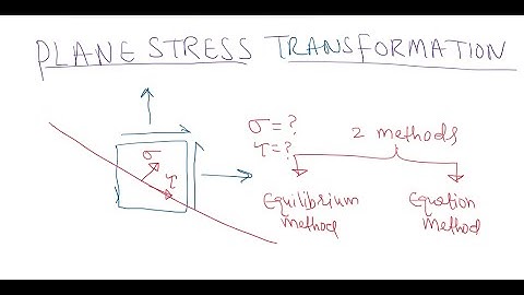 plane stress transformation introduction