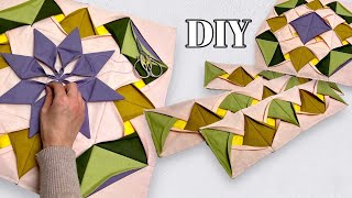 DIY - Удивительное лоскутное шитье - Использую ОСТАТКИ ТКАНИ для пошива оригинальной вещи