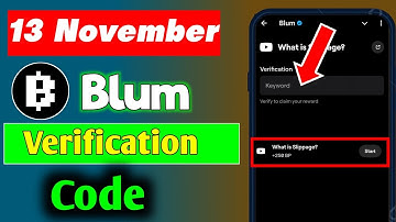 What is Slippage? Blum Video Code | What is Slippage? Blum Today Verification Keyword Today Code