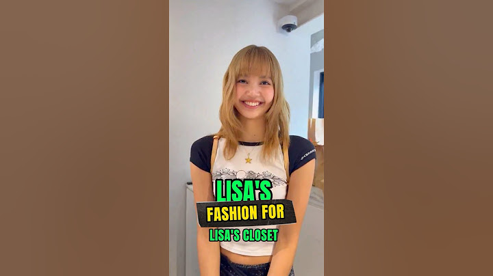 Lisa’s Fashion for Lisa’s Closet Day #lisa #blackpink #shorts