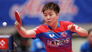 伊藤美誠 vs チャンルイ T FINAL GAME 日本生命レッドエルフ vs  木下アビエル神奈川 ノジマTリーグ2023-2024 10月20日 北九州市立総合体育館 第3G【卓球Tリーグ公式】