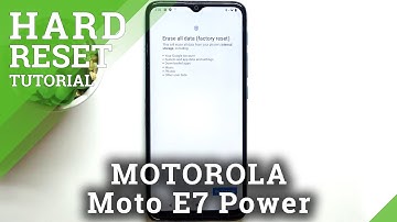 How to Factory Reset MOTOROLA Moto E7 Power - Delete Everything on Motorola