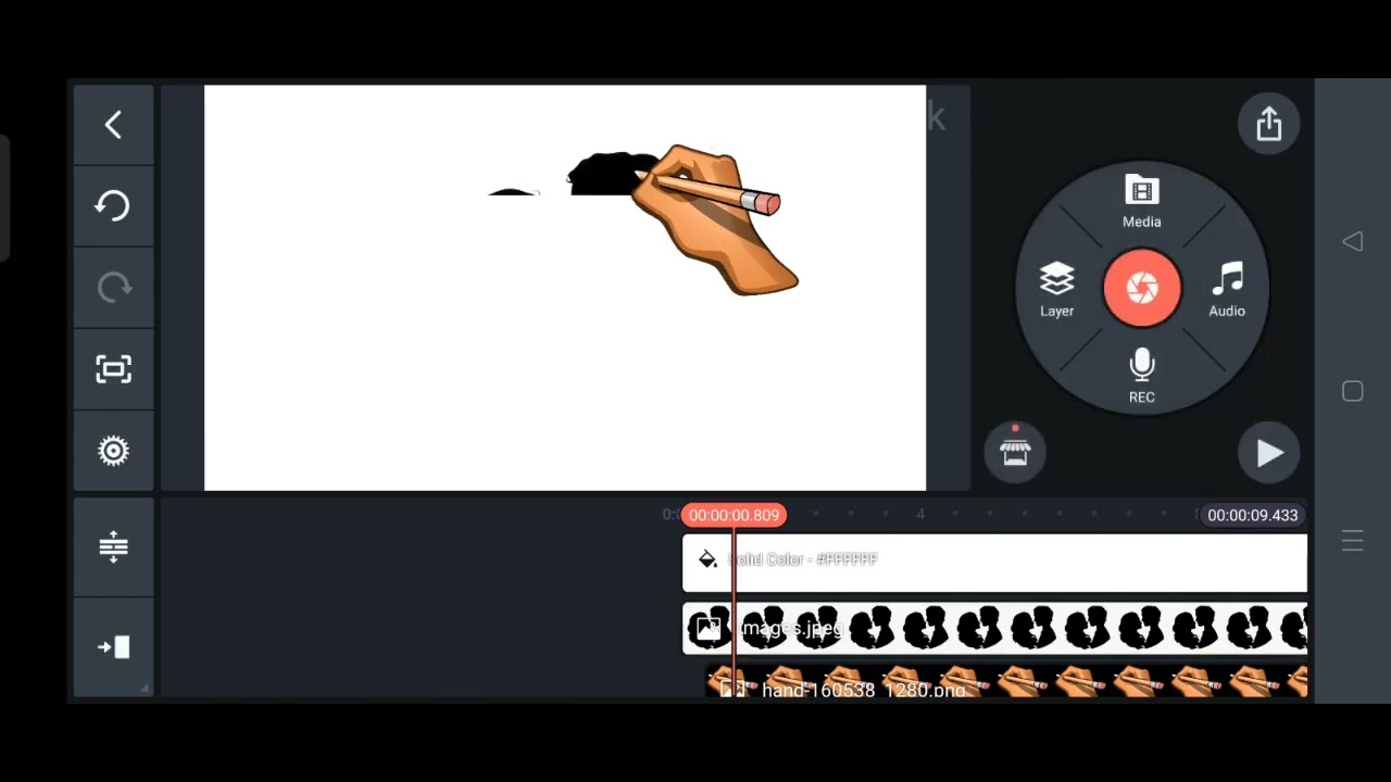 How to create a WHITEBOARD ANIMATION in Kinemaster KineMaster