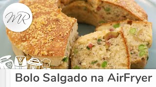 Bolo Salgado na AirFryer - Fritadeira Sem Óleo - Maurício Rodrigues