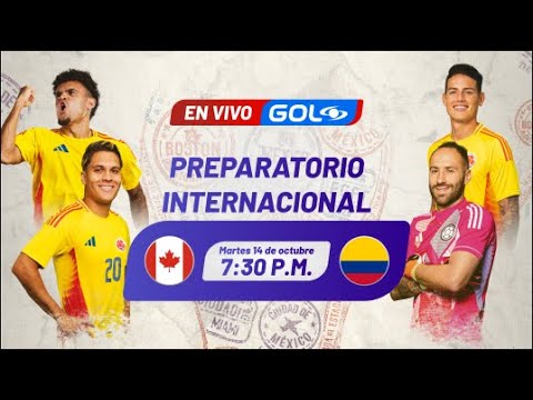 🔴 EN VIVO | Colombia vs Canadá | amistoso internacional rumbo al mundial 2026⚽ | Gol Caracol