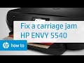 Fixing a Carriage Jam | HP ENVY 5540 Printer | HP