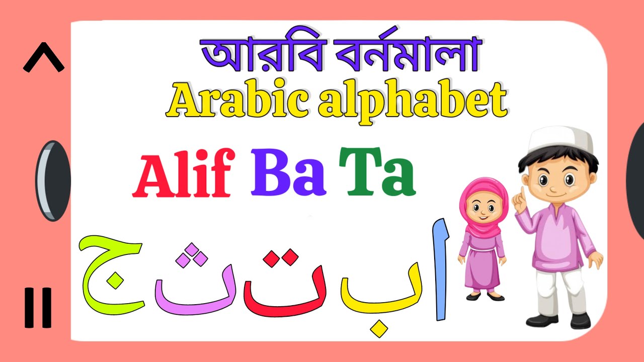 alif ba ta arabic alphabet | আলিফ বা তা ছা সঠিক উচ্চারণ | আরবি বর্ণমালা ...