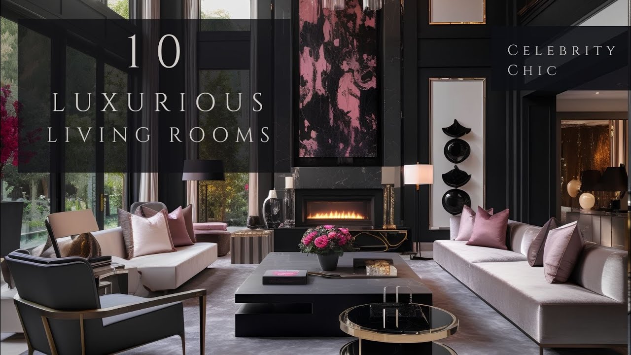 Celebrity Chic: 10 Crazy Lavish Living Room Interior Design Ideas Fit ...