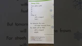 My Shared Reading: Snow City