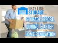 Keeping Your Home Organized During Renovation | Gray Line Self Storage