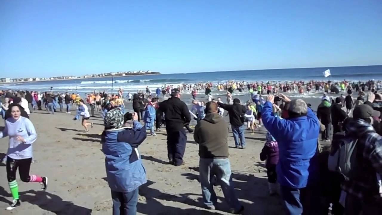 Penguin Plunge 2012 Hampton Beach NH Part 1