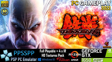 PPSSPP Tekken 6 PC Gameplay | Full Playable | PSP Emulator | 1080p60FPS | 2022 Latest