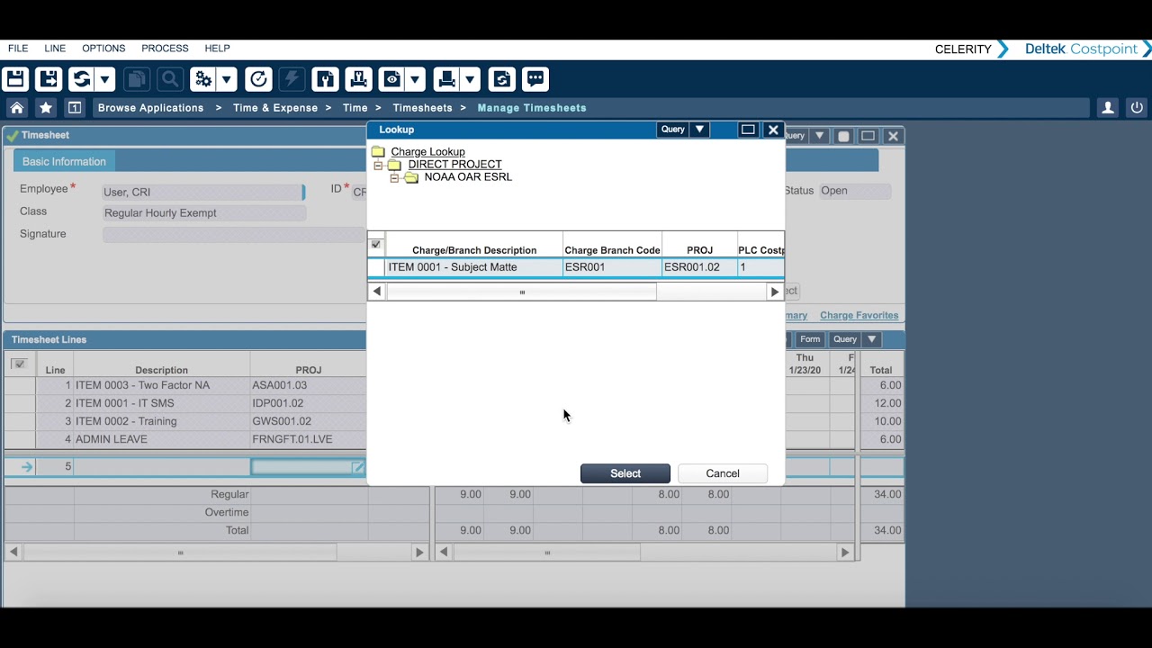 Deltek Time and Expense 10: Timesheets - YouTube