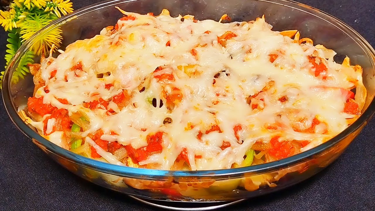 Постное без яиц ‼️ Простая легкая еда для ужина, готовая за считанные минуты ‼️ Веганский рецепт