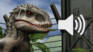 Jurassic World The Game - Indominus Rex With Movie Accurate Sound Effects