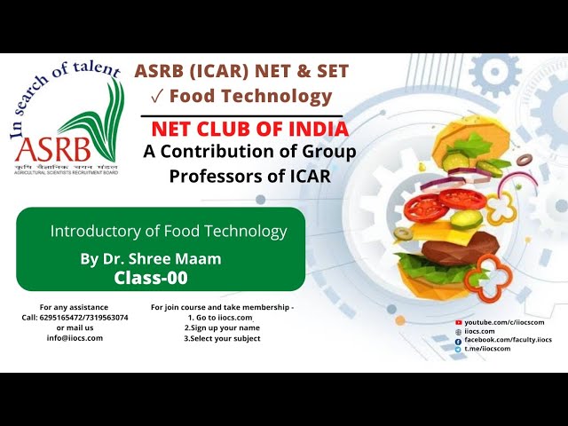 ICAR ASRB NET Causes of food spoilage and source of contamination