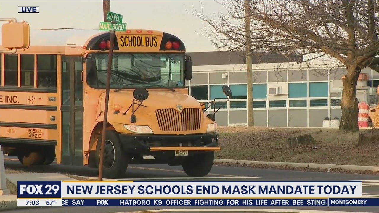 Mask mandates for New Jersey schools, daycares ends - YouTube