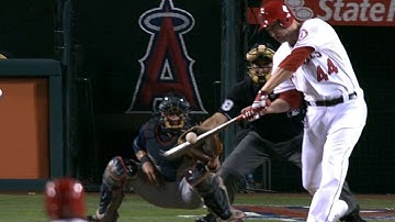 CLE@LAA: Trumbo laces an RBI single to right field