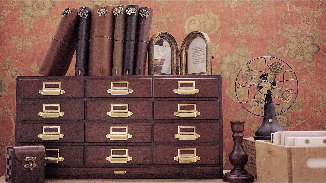 ASMR | Винтажное украшение дневника | no talking