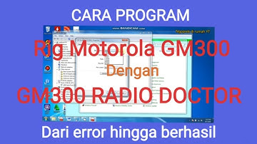 Cara program radio rig motorola GM300 dengan RADIO DOCTOR | rahasia suksesnya ada disini