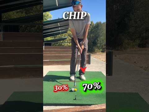 GOLF - How to distribute your weight based on the shot and the golf club #golf #golftips #golfdrill