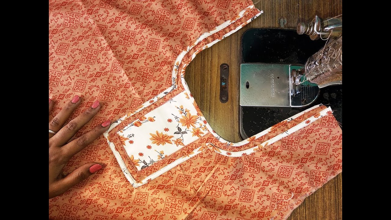 churidar neck designs front