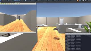 Drone Random Agent in SIGVerse!